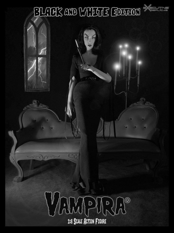 Vampira Action Figure-Color Version/Black and White Version 1/6