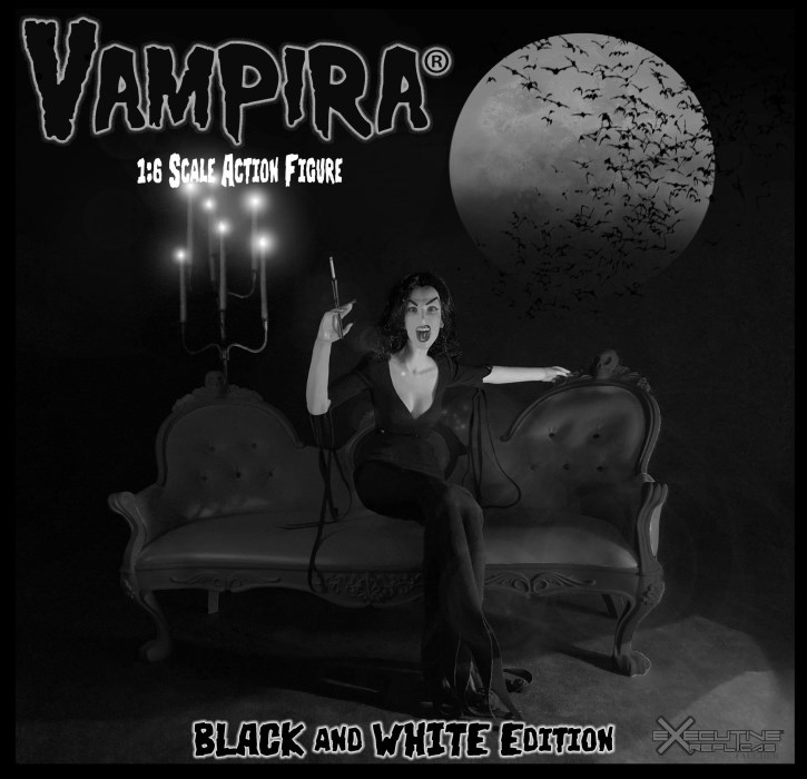 Vampira Action Figure-Color Version/Black and White Version 1/6