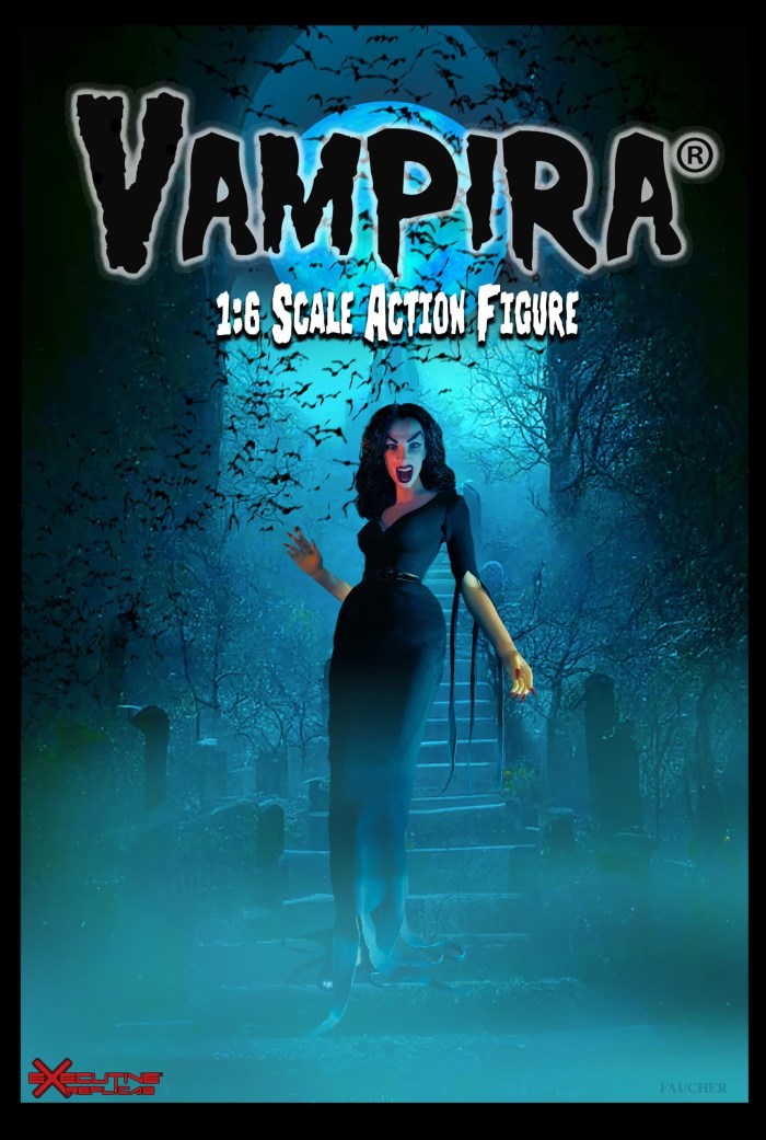 Vampira Action Figure-Color Version/Black and White Version 1/6