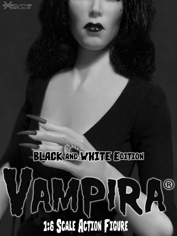 Vampira Action Figure-Color Version/Black and White Version 1/6