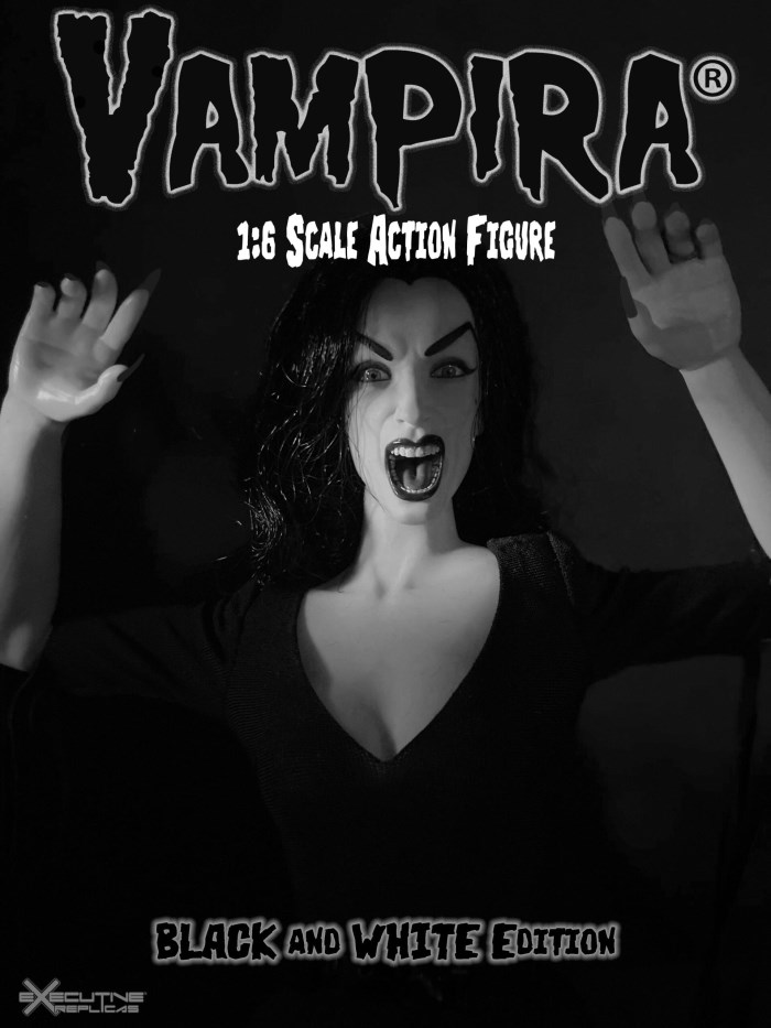 Vampira Action Figure-Color Version/Black and White Version 1/6