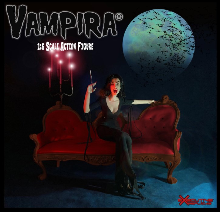 Vampira Action Figure-Color Version/Black and White Version 1/6