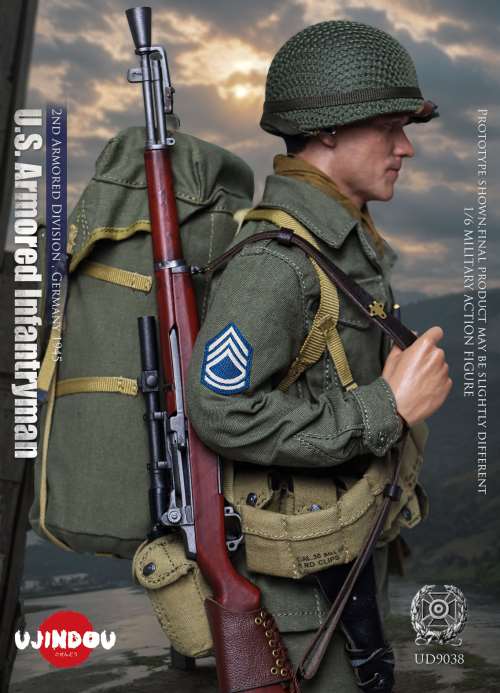 WWII US Armored Infantry 2nd Armored Division - Germany 1945 1/6