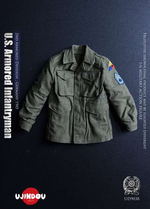 WWII US Armored Infantry 2nd Armored Division - Germany 1945 1/6