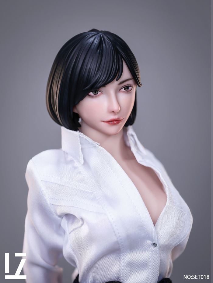 Enlightenment Teacher Female Head Sculpture 1/6