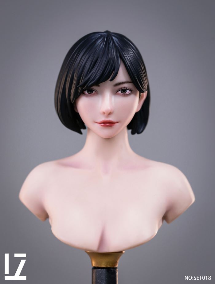 Enlightenment Teacher Female Head Sculpture 1/6