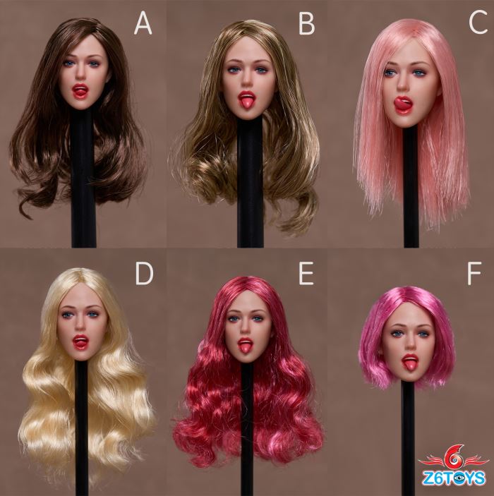 female head sculpt [ZC009] 1/6