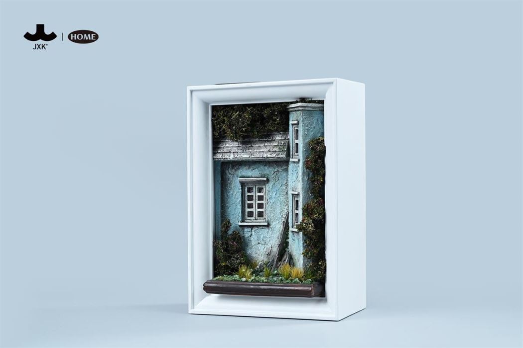 Art Relief Frame (Santorini Old House)