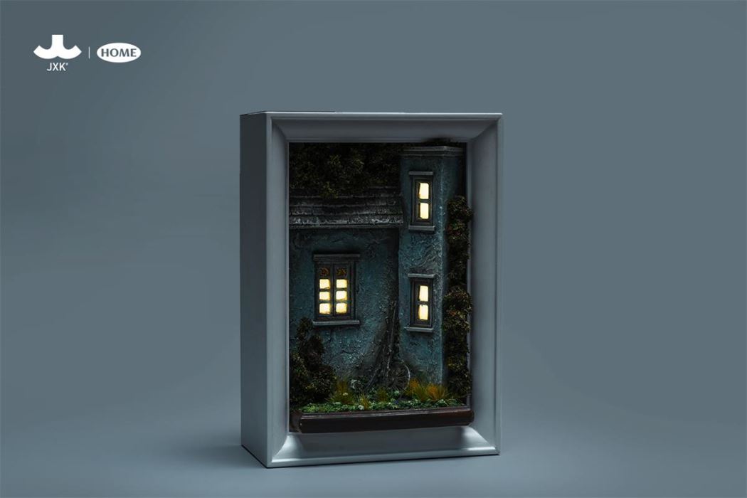 Art Relief Frame (Santorini Old House)