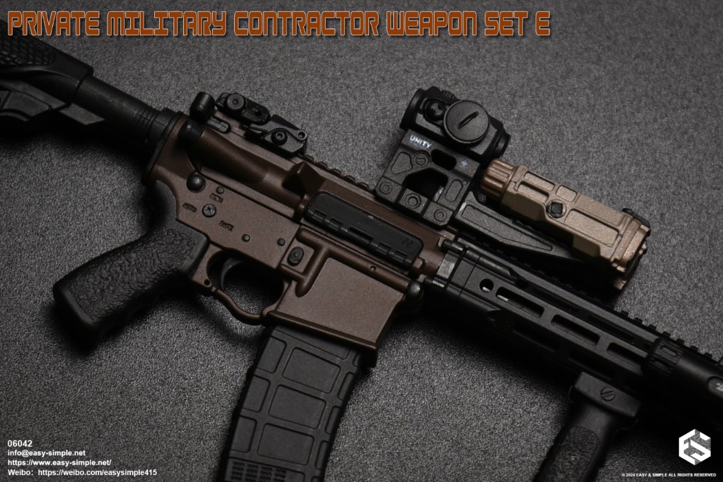 PRIVATE MILITARY CONTRACTOR WEAPON SET E 1/6
