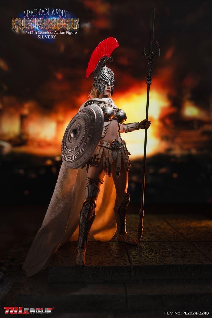 Spartan Army Commander- Silver 1/12