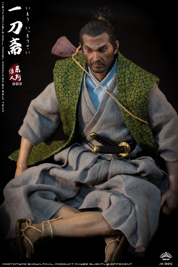 Ronin Series-Ito Ittosai movable doll (JK-005) 1/6
