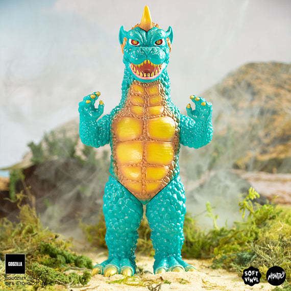 Godzilla, Minilla, Garbara Monsters Attack Soft Vinyl Figure Set