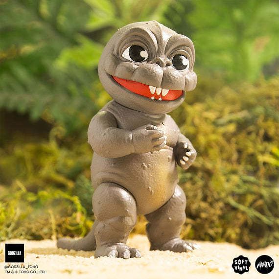 Godzilla, Minilla, Garbara Monsters Attack Soft Vinyl Figure Set