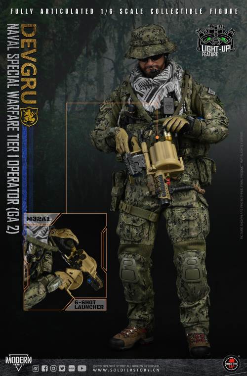 Naval Special Warfare Tier 1 Recon Sniper (GA 2) 1/6