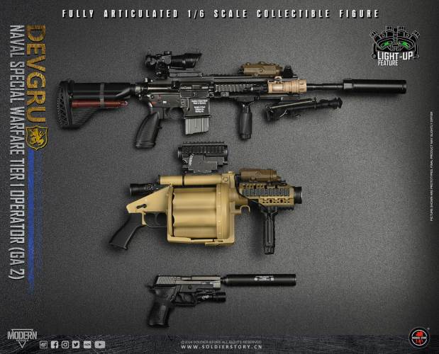 Naval Special Warfare Tier 1 Recon Sniper (GA 2) 1/6