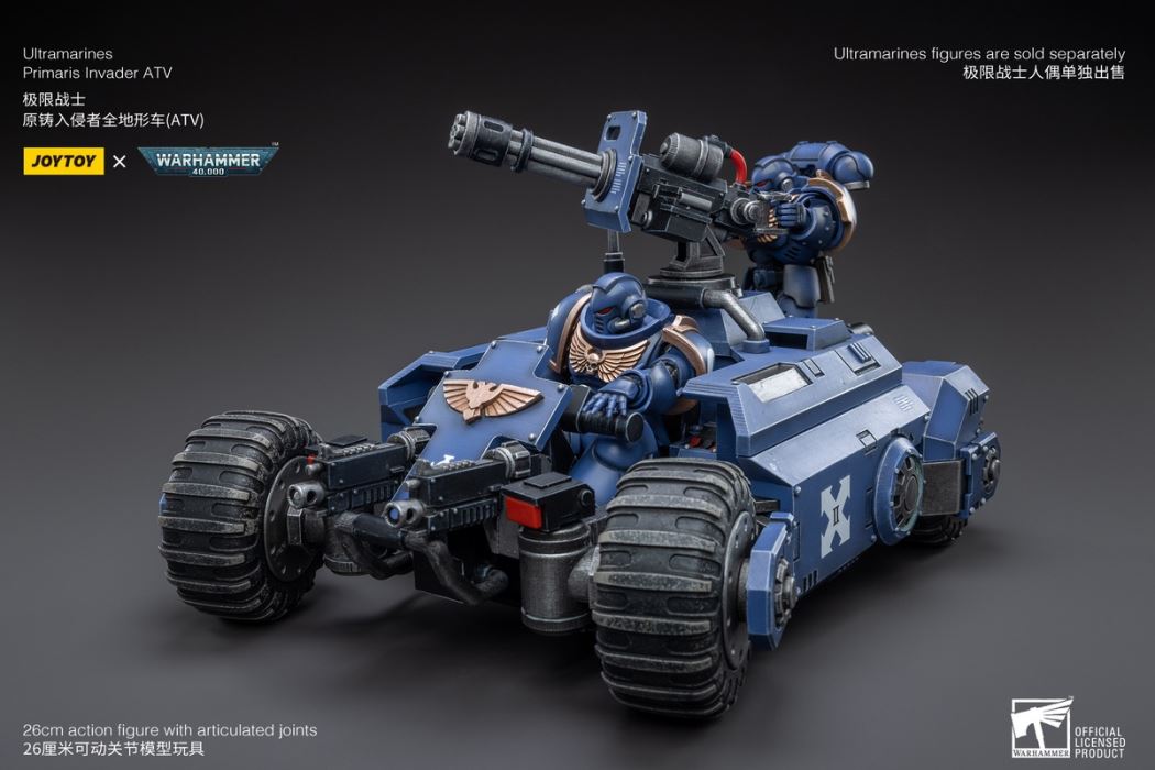 Ultramarine All Terrain Vehicle ATV/Agaranth/Technical Sergeant/Veteran Sergeant Custer 1/18