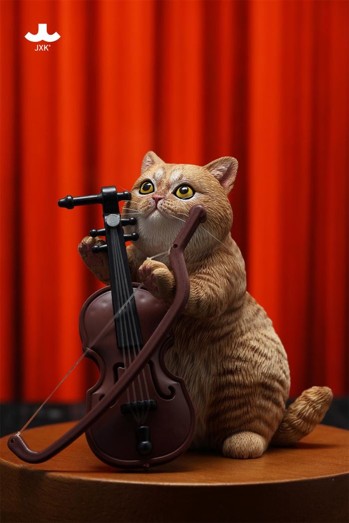 String-Playing Cat