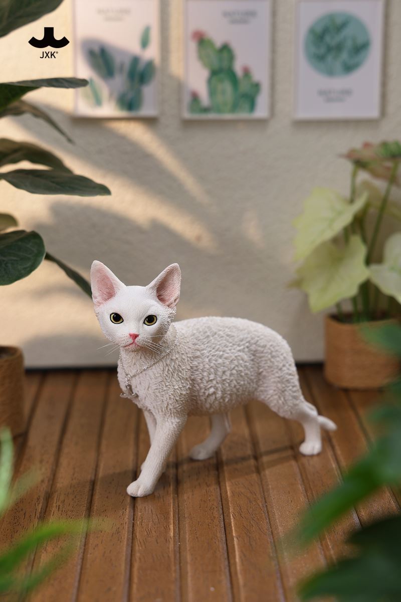 Devon Rex Cat Figurine V3 1/3