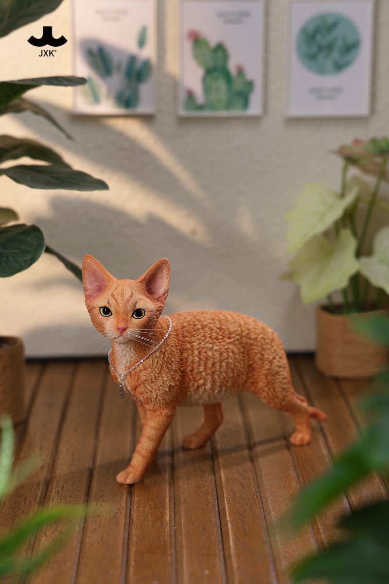 Devon Rex Cat Figurine V3 1/3