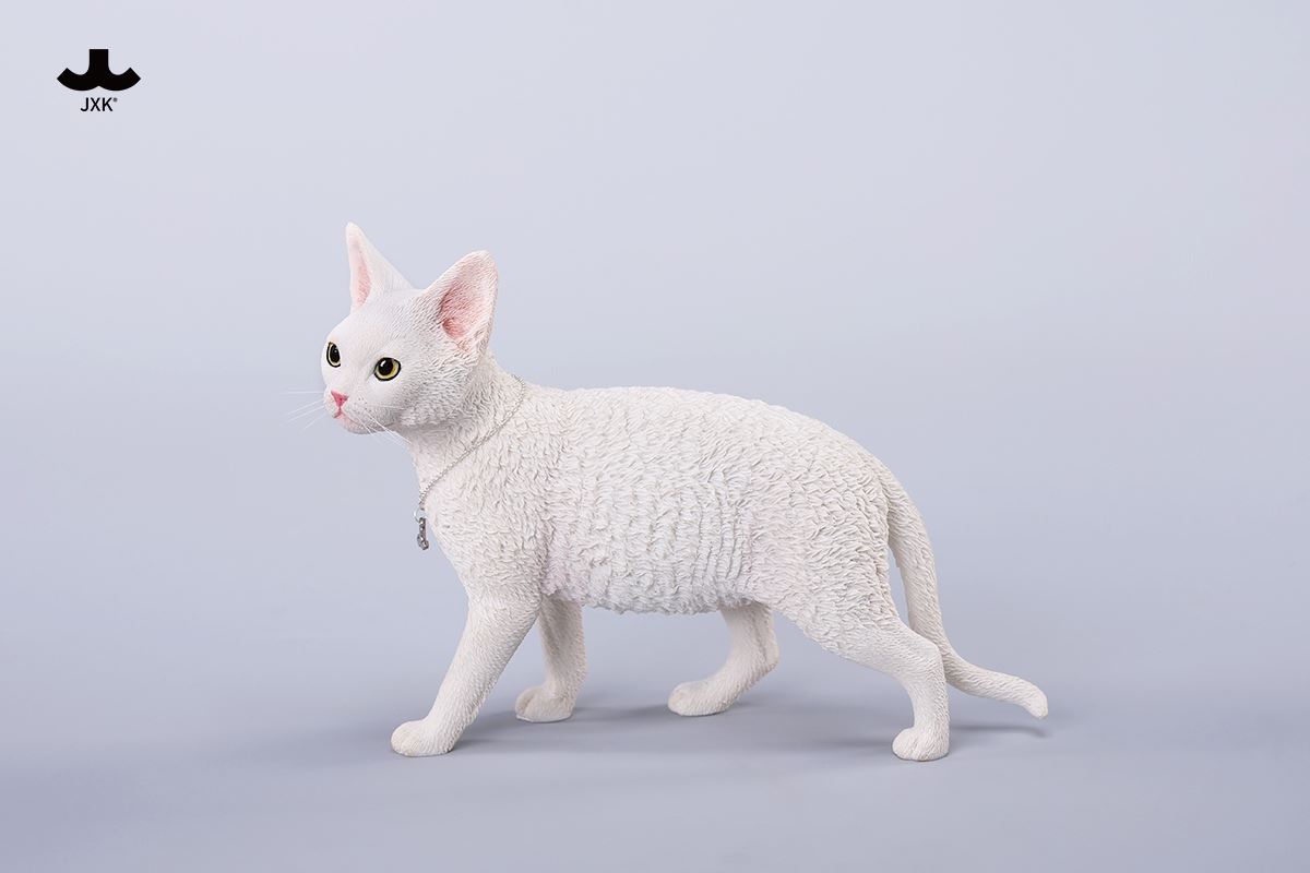 Devon Rex Cat Figurine V3 1/3