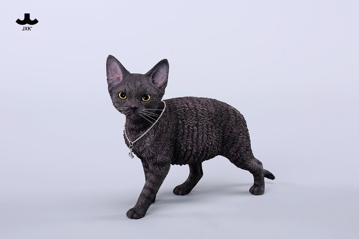 Devon Rex Cat Figurine V3 1/3