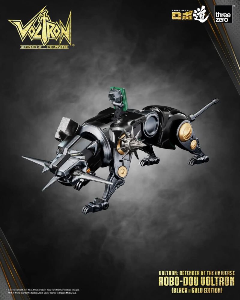 Voltron Robot Road Voltron (Black x Gold Edition)
