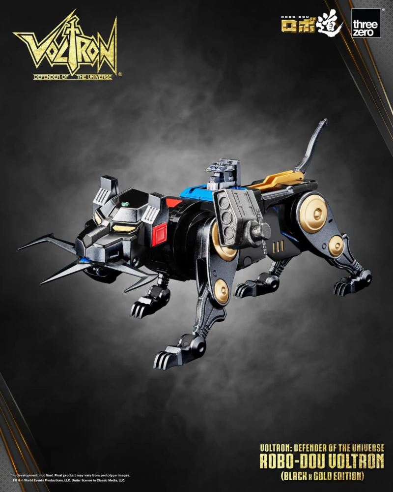 Voltron Robot Road Voltron (Black x Gold Edition)