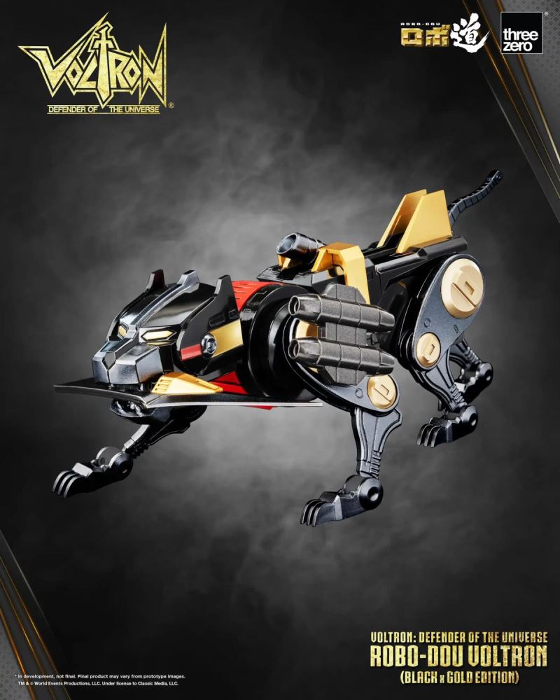 Voltron Robot Road Voltron (Black x Gold Edition)