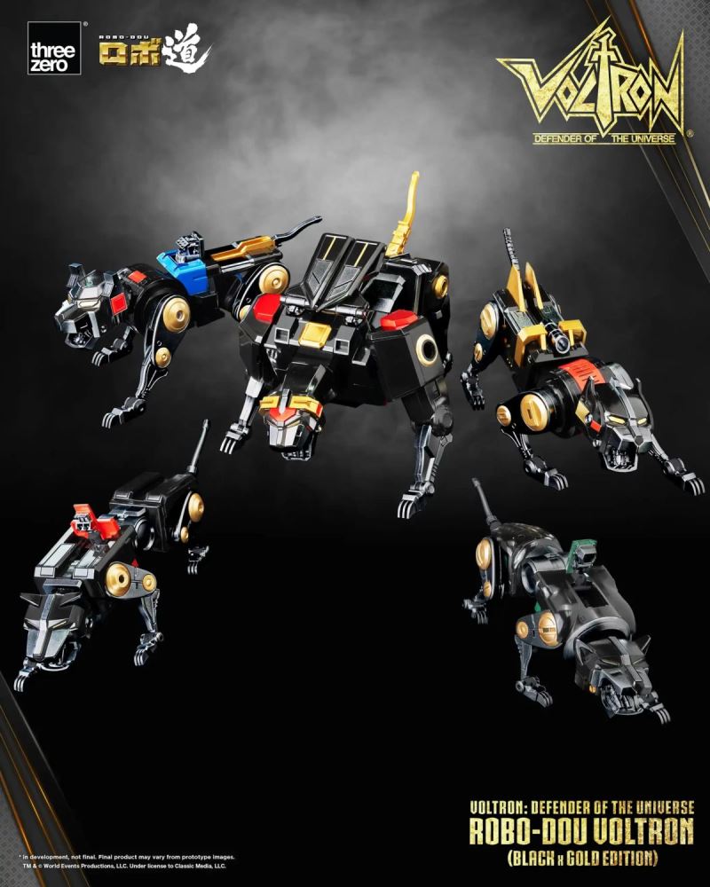 Voltron Robot Road Voltron (Black x Gold Edition)