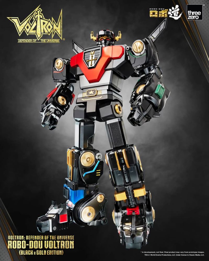 Voltron Robot Road Voltron (Black x Gold Edition)