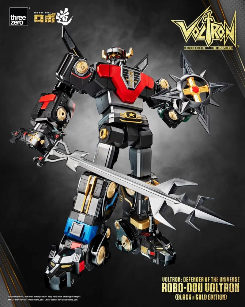 Voltron Robot Road Voltron (Black x Gold Edition)