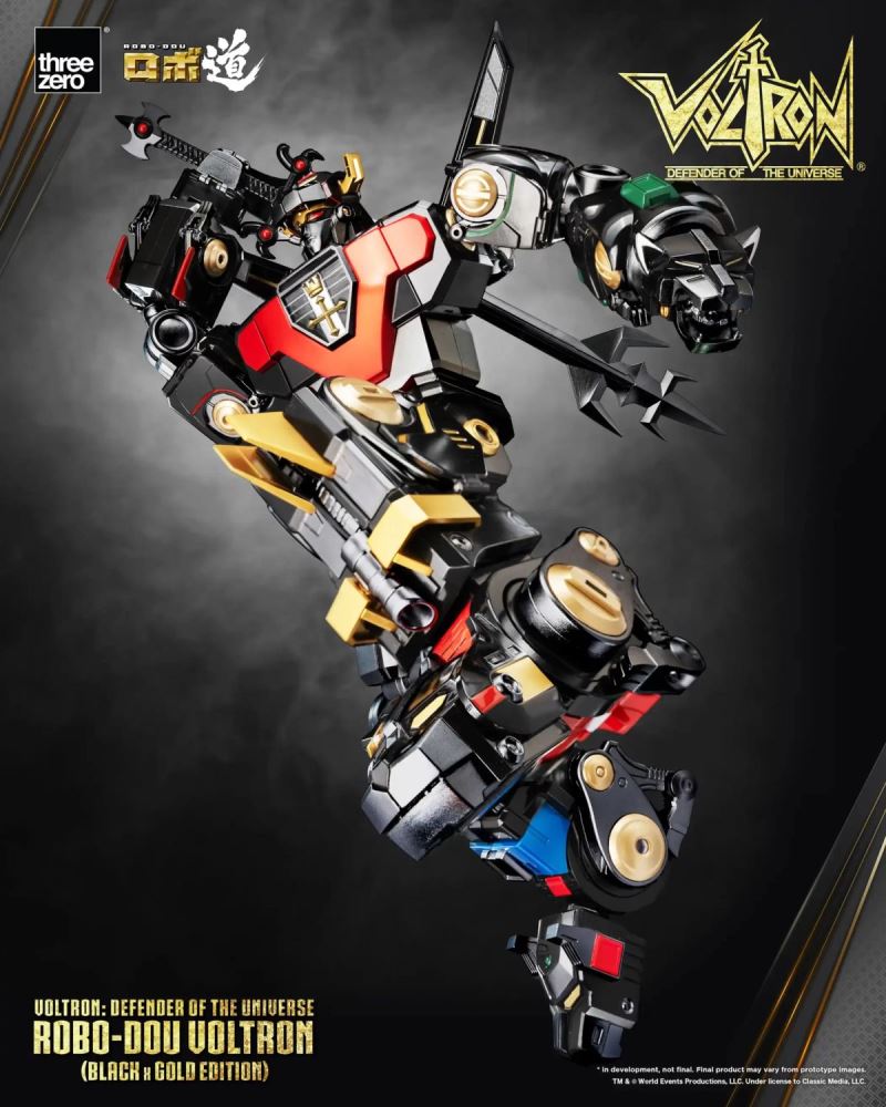 Voltron Robot Road Voltron (Black x Gold Edition)