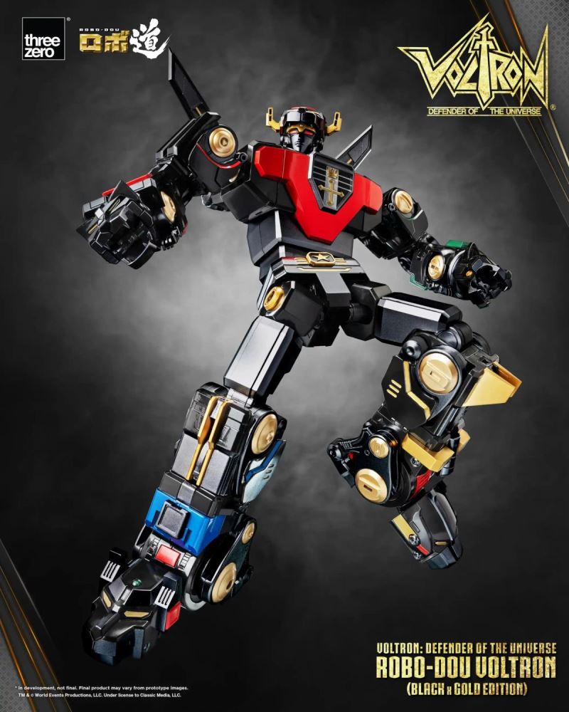 Voltron Robot Road Voltron (Black x Gold Edition)