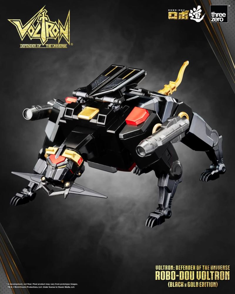 Voltron Robot Road Voltron (Black x Gold Edition)