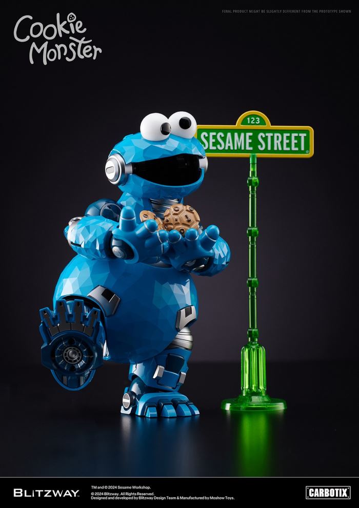 Carbotix Sesame Street Aciton Figure Elmo Big Bird Cookie Monster