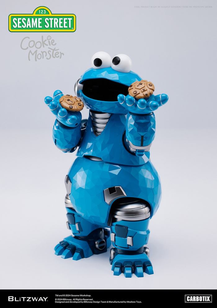 Carbotix Sesame Street Aciton Figure Elmo Big Bird Cookie Monster