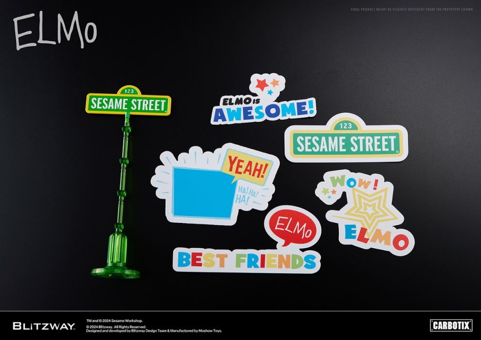 Carbotix Sesame Street Aciton Figure Elmo Big Bird Cookie Monster