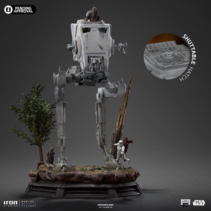 AT-ST and Chewbacca