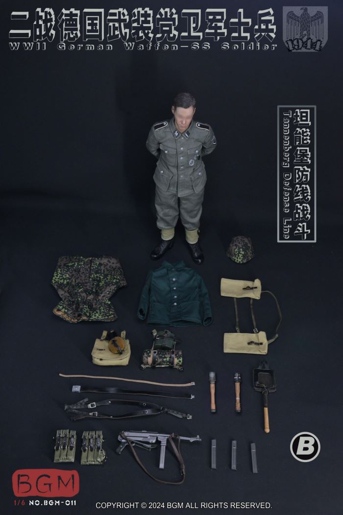 WWII German Waffen - SS Soldier Tannenberg Defense Line 1944 1/6