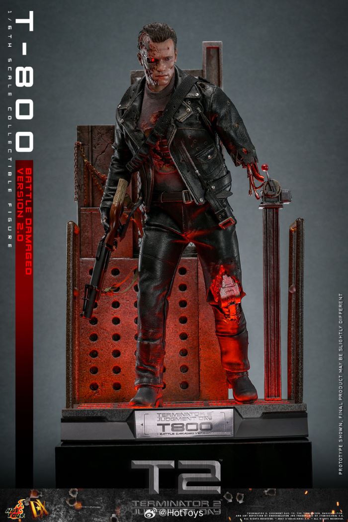 Terminator 2: Judgment Day T-800 (Battle Damaged Version) (2.0) 1:6
