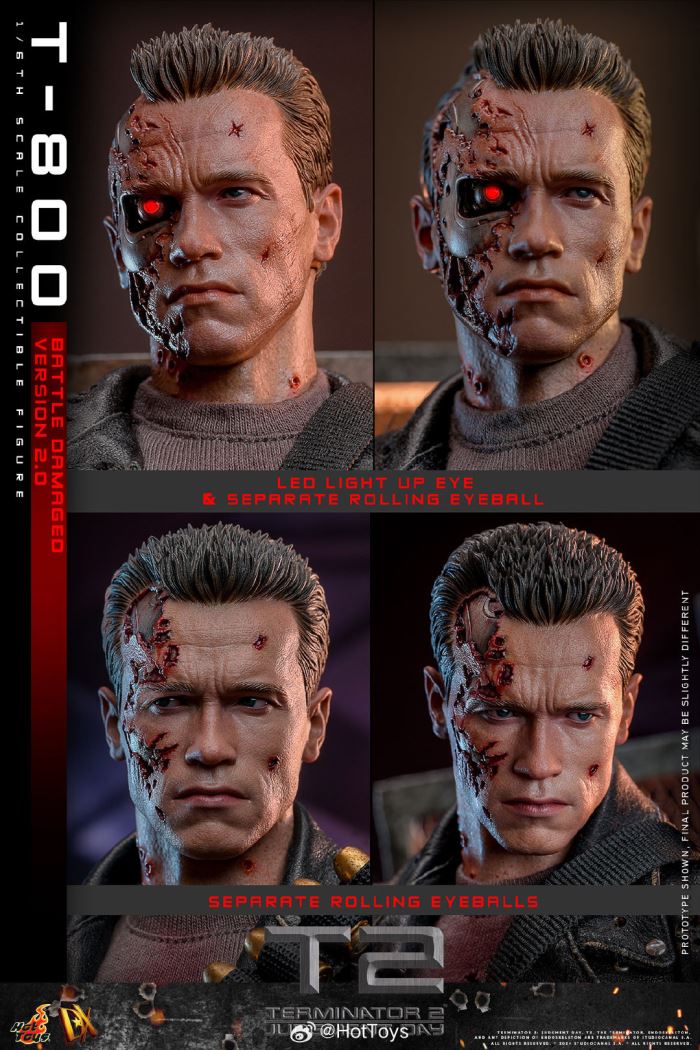 Terminator 2: Judgment Day T-800 (Battle Damaged Version) (2.0) 1:6