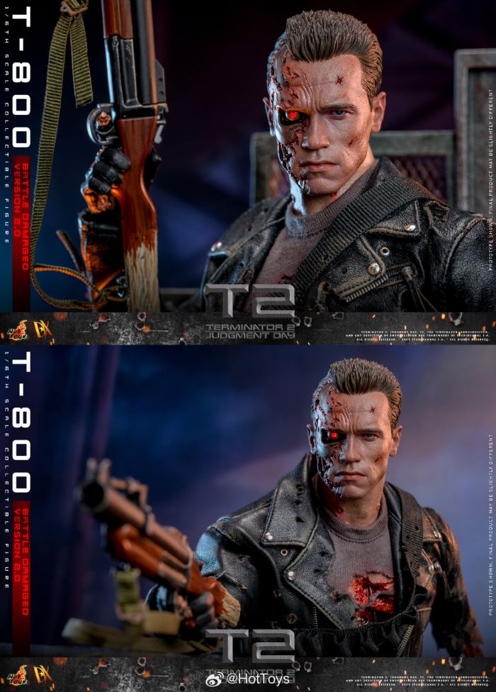 Terminator 2: Judgment Day T-800 (Battle Damaged Version) (2.0) 1:6