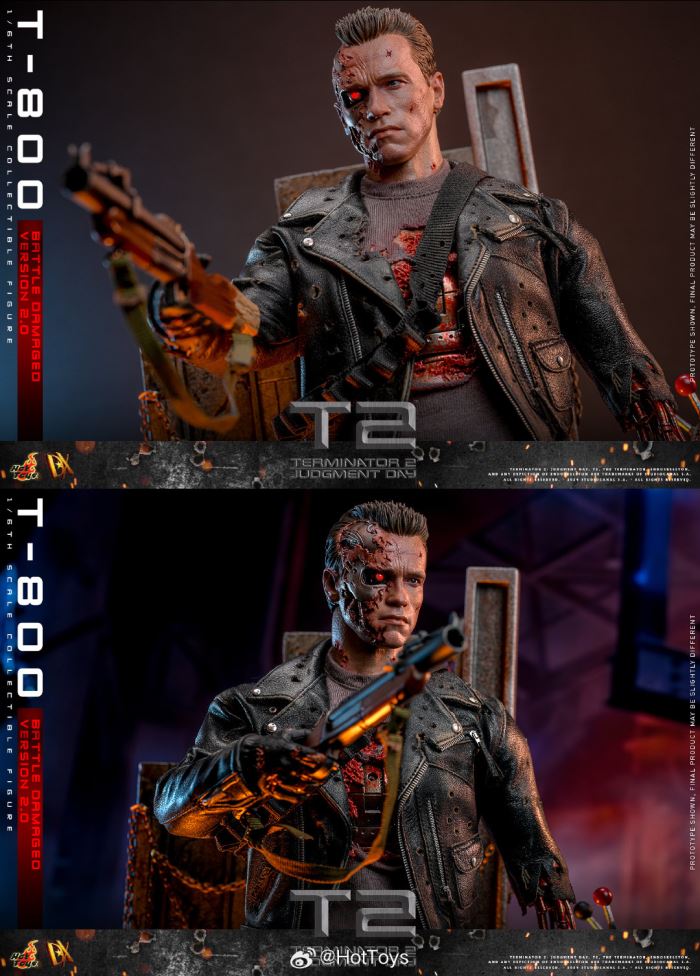 Terminator 2: Judgment Day T-800 (Battle Damaged Version) (2.0) 1:6