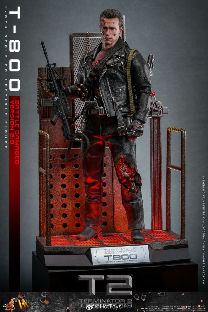 Terminator 2: Judgment Day T-800 (Battle Damaged Version) (2.0) 1:6