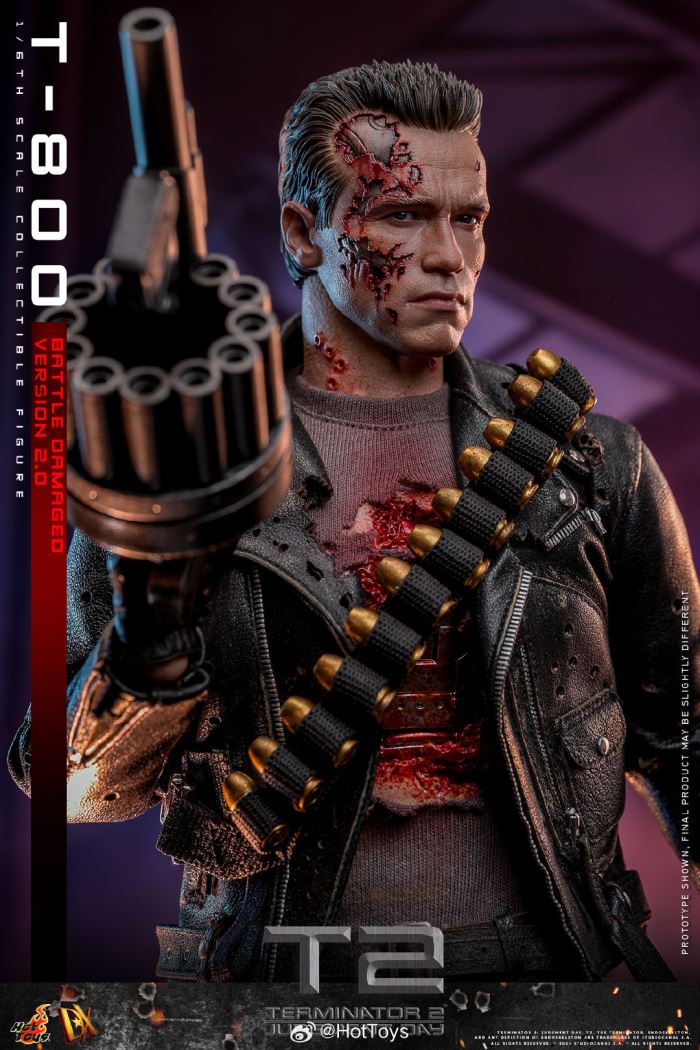 Terminator 2: Judgment Day T-800 (Battle Damaged Version) (2.0) 1:6