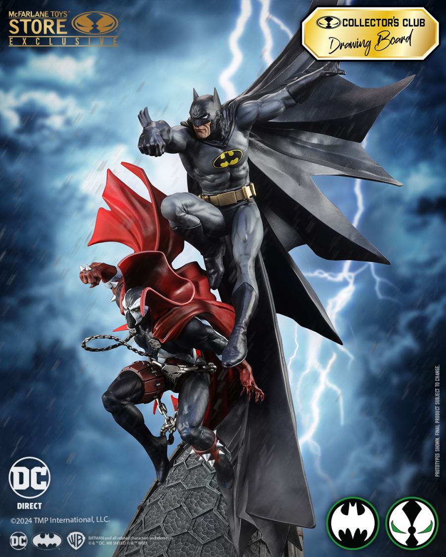 Spawn Batman Comic Resin Statue