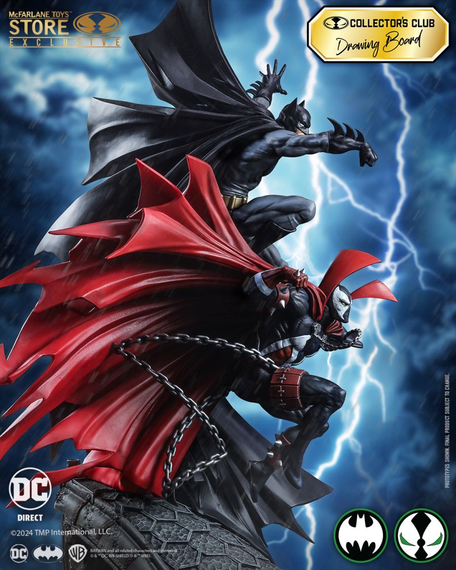 Spawn Batman Comic Resin Statue