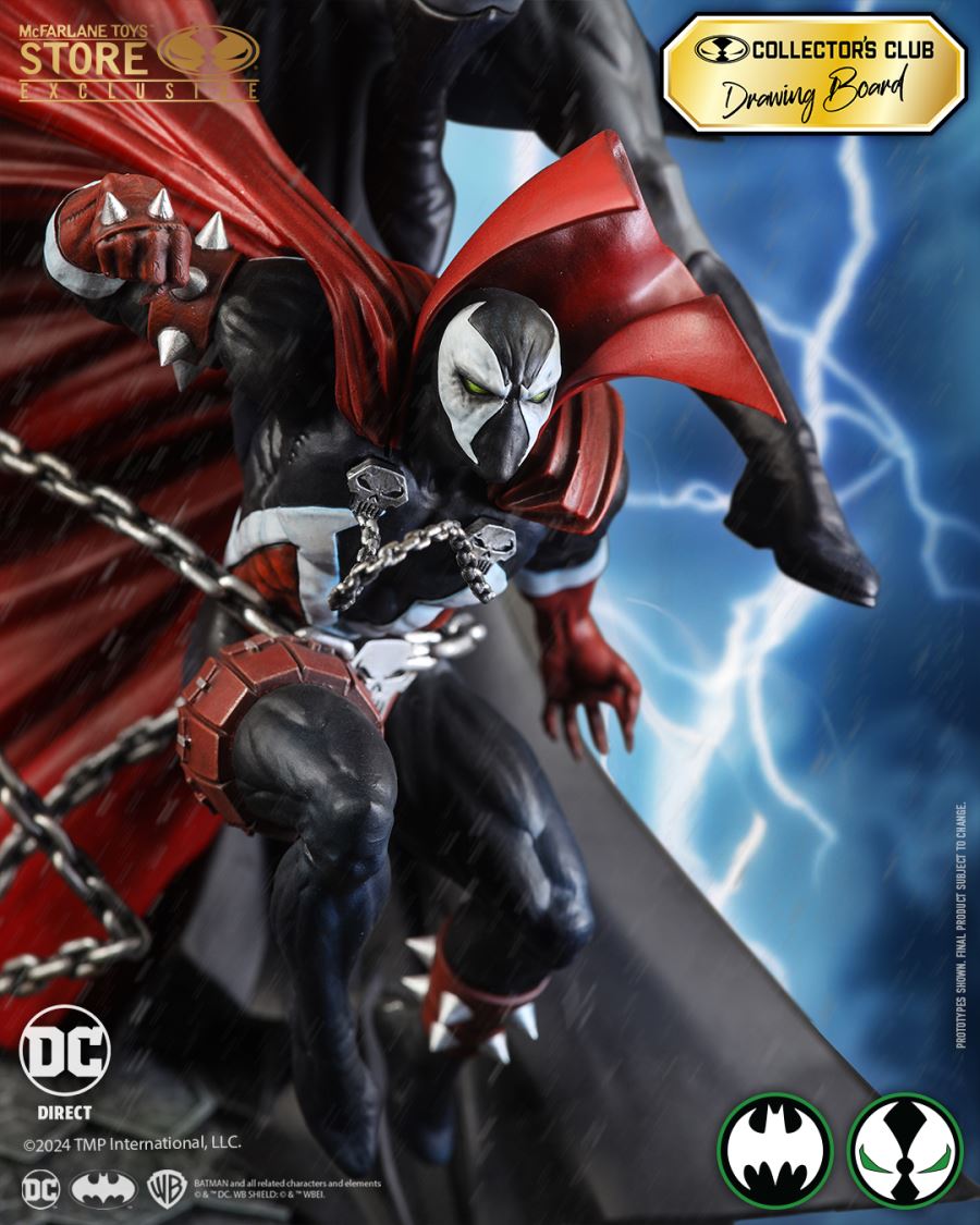 Spawn Batman Comic Resin Statue