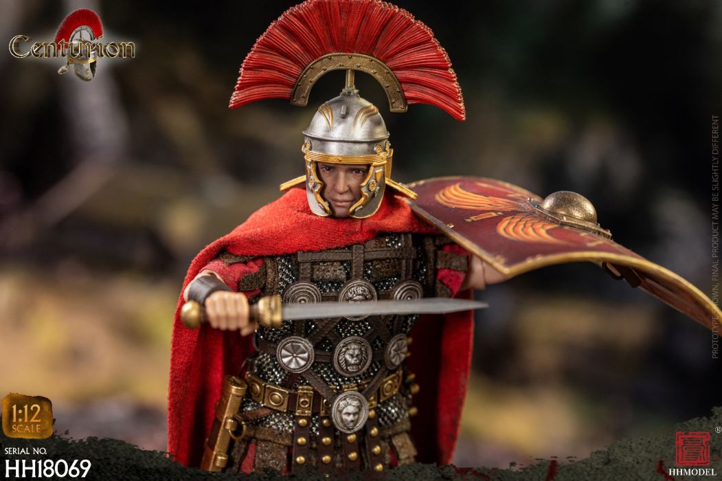 Imperial Legion-Centurion / Roman Camp Flag Bearer / Roman Team Flag Bearer 1/12